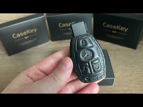 Кожаный чехол для ключа Mercedes - фото 1 - id-p1420009100