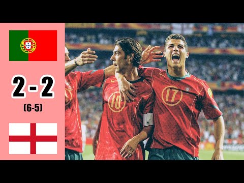 Portugal vs England 2 - 2 ● All Goals & Extended Highlights 2004