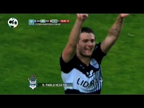 Gol Pablo Vegetti - Gimnasia 1 Vs River Plate 1 - Primera División 2014