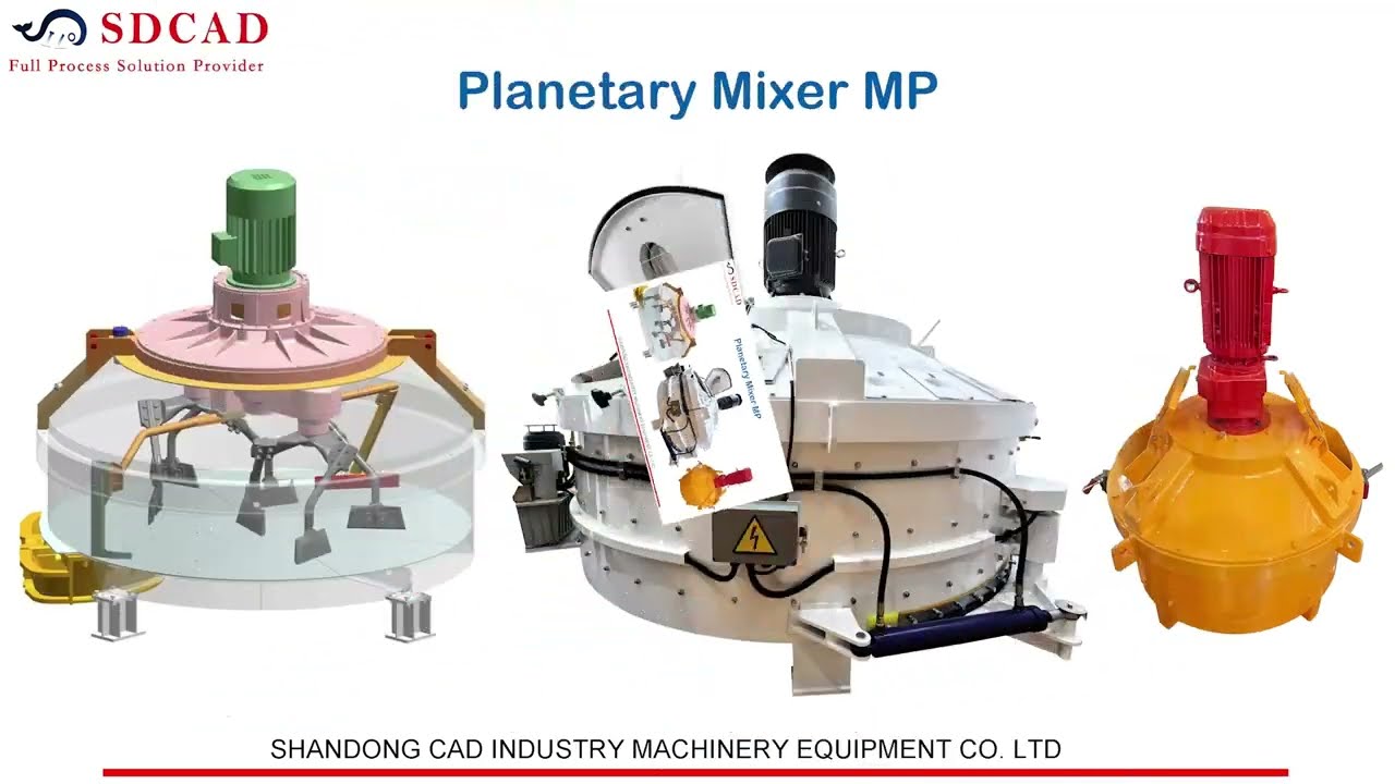Planetary Concrete Mixer