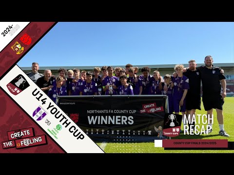 Northants FA U14 Youth County Cup Final - Match Recap Powered by Veo