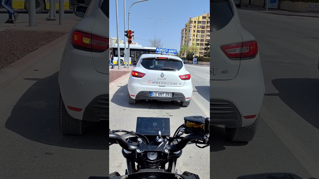 Motosiklet Direksiyon Sınav Videosu