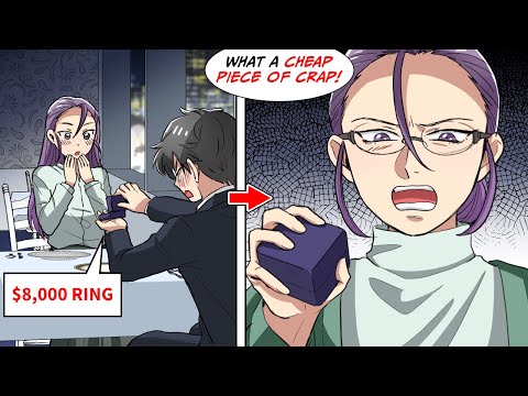 My fiance dumped me for buying her an $8,000 engagement ring...!? [Manga Dub]