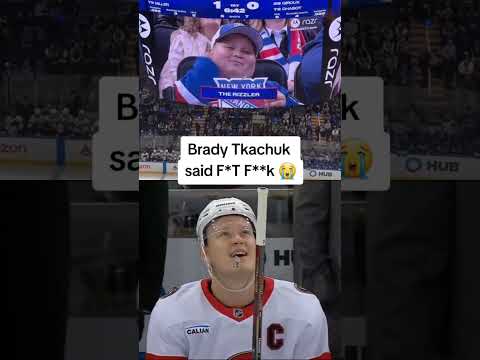 Brady Tkachuk is a SAVAGE 🤣 #tkachuk #hockey