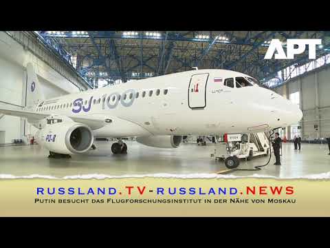 Putin besucht das Flugforschungsinstitut in der Nähe von Moskau