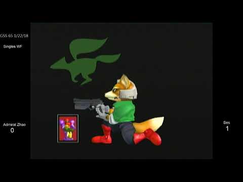 GSS 65 SSBM - Admiral Zhao (Samus) vs. Ses (Fox) - Melee WF