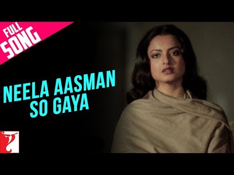 Neela Aasman So Gaya (Female) - Full Song | Silsila | Amitabh Bachchan | Rekha | Lata Mangeshkar