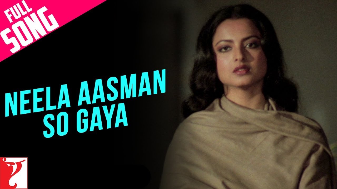 Neela Aasmaan So Gaya – Female Lyrics | Silsila | Lata Mangeshkar | Shiv Hari