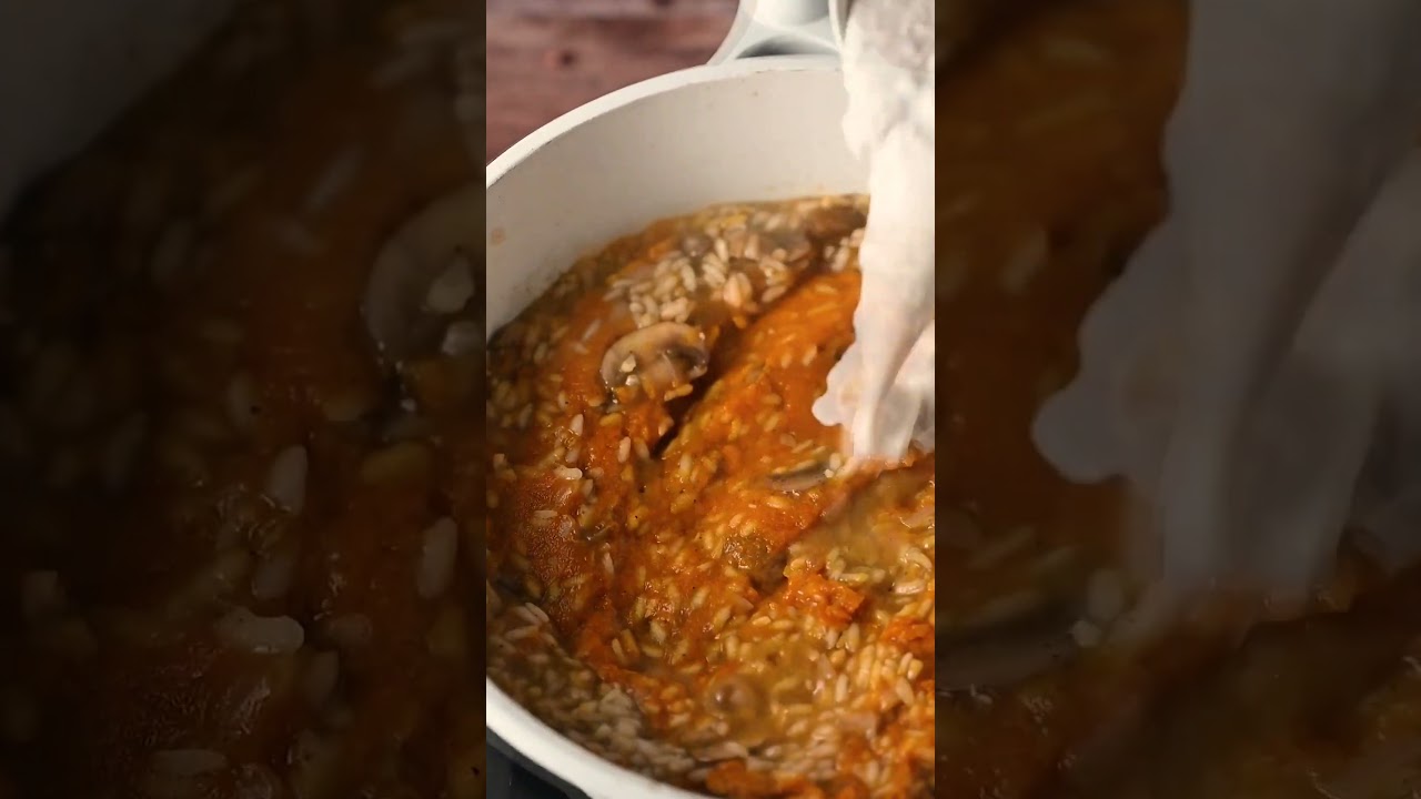 Creamy Pumpkin and Mushroom Risotto