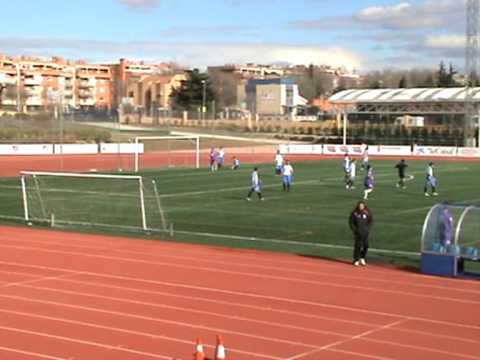 Jornada 18. ADPI Rivas 2 - 1 CD Avance (1ª Regional - Grupo 2). Gol de Moi