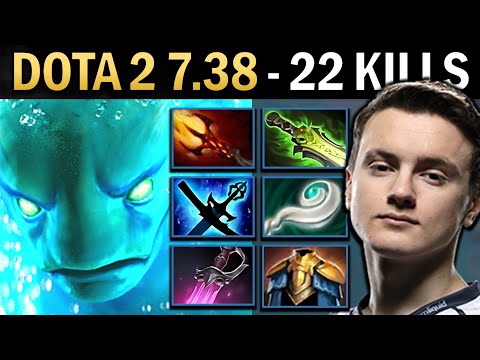 Morphling Gameplay Miracle with 22 Kills and Dagon - Dota 2 7.38
