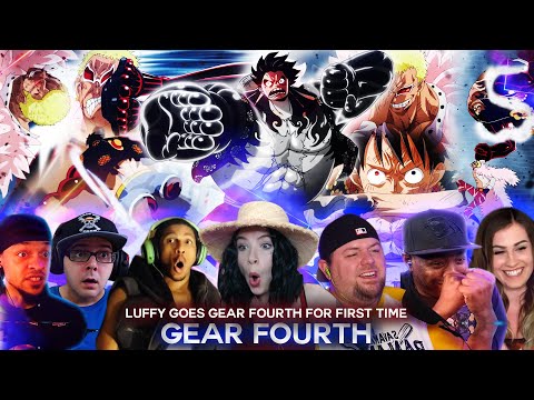 GEAR FOURTH ! Luffy using it for the first time ! Reaction Mashup