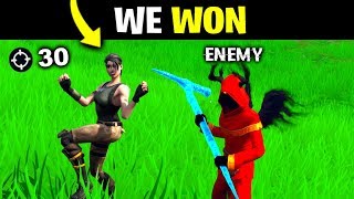 I Made FRIENDS With An ENEMY.. (Fortnite)