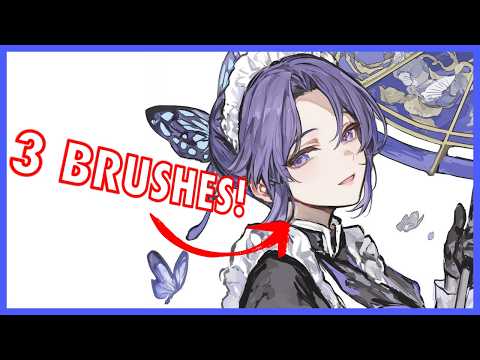The Only 3 Brushes You Need in Digital Art