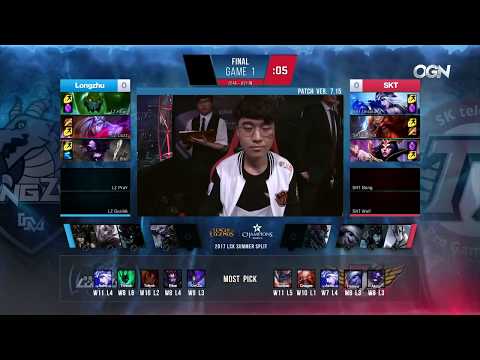 LZ vs SKT Game 1   LCK Summer 2017 Grand Final   Longzhu Gaming vs SK telecom T1 G1