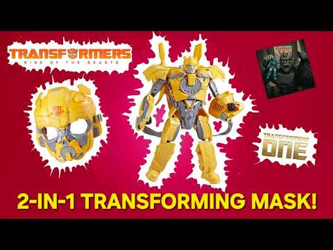 Transformers ROTB/ONE 2 in 1 Transforming Bumblebee Mask - GotBot True Review NUMBER 1366