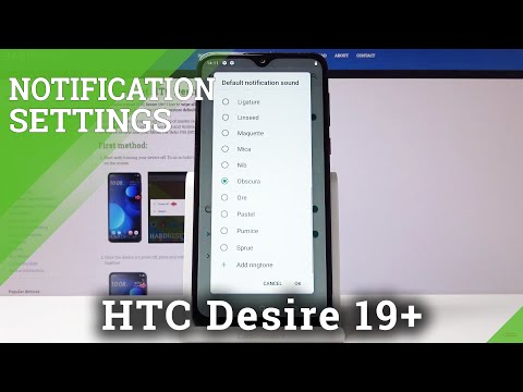 How to Set Up Notifications in HTC Desire 19+ | Enable & Disable Alerts