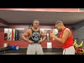 ARMS WORKOUT WITH SON #damianbaileyfitness