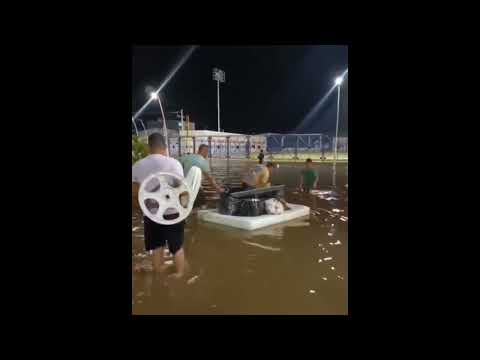 Massive flooding caused by extreme rain in Montecristo, Bolívar, Colombia