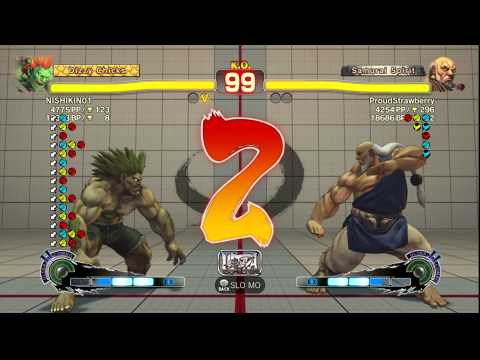 USFIV~ Gouken (ProudStrawberry) vs.  Blanka (NISHIKIN01) HD