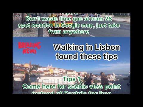 Andando por Lisboa e encontrei essas dicas