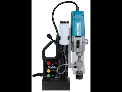 Makita Magnetinis gręžtuvas HB500 51 mm • 350 / 650 aps/min video