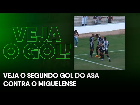 Veja o segundo gol do ASA contra o Miguelense pela Copa Alagoas
