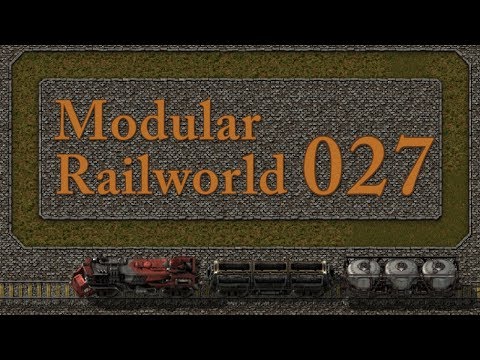 Factorio Modular Railworld #27 - Let the Green flow
