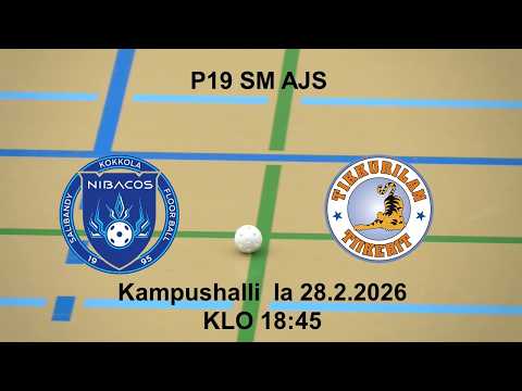 P19 SM AJS Nibacos - Tiikerit/KorsKa  28.2.2026 klo 18:45