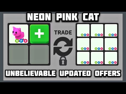YouTube video about: What is a neon cat worth in adopt me?