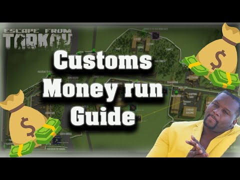 Customs Loot Run- how to make money fast on customs | Escape From Tarkov.