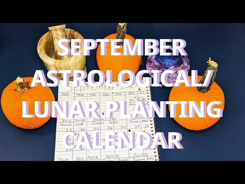 September Plant By The Signs | Moon Gardening | Planting By The Moon | Plan With Me
