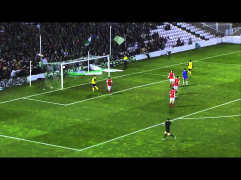 Gol de Jairo Samperio (Sevilla FC) - Racing de Santander vs Sevilla FC - Copa del Rey.