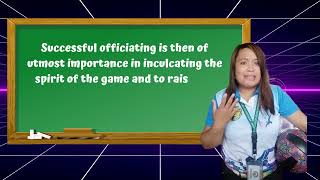 PEARL JOY B. BAGOMBOY: Introduction to Coaching and Officiating | MAPE 205 Output