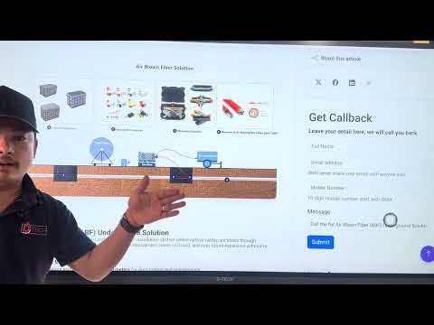 Air Blown Fiber (ABF) Underground Solution