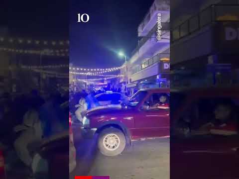 Así se celebró la victoria de la Selección Argentina en San Pedro