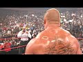 Triple H Confronts Brock Lesnar Raw Aug 26 2002