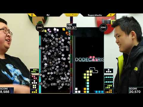 Xeno Tetris X Losers Finals - RJ vs Supershocky - Tetris Effect Connected TEC Tournament
