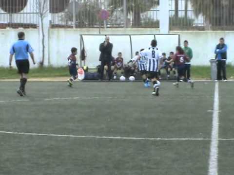 FUTBOL 7:Polideportivo Cádiz - Rio San Pedro (8-1-11) 1ª parte