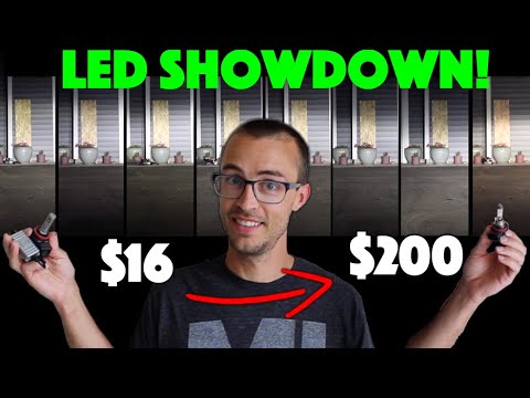 LED Headlight Comparison Test - Diode Dynamics SL1 vs ALL