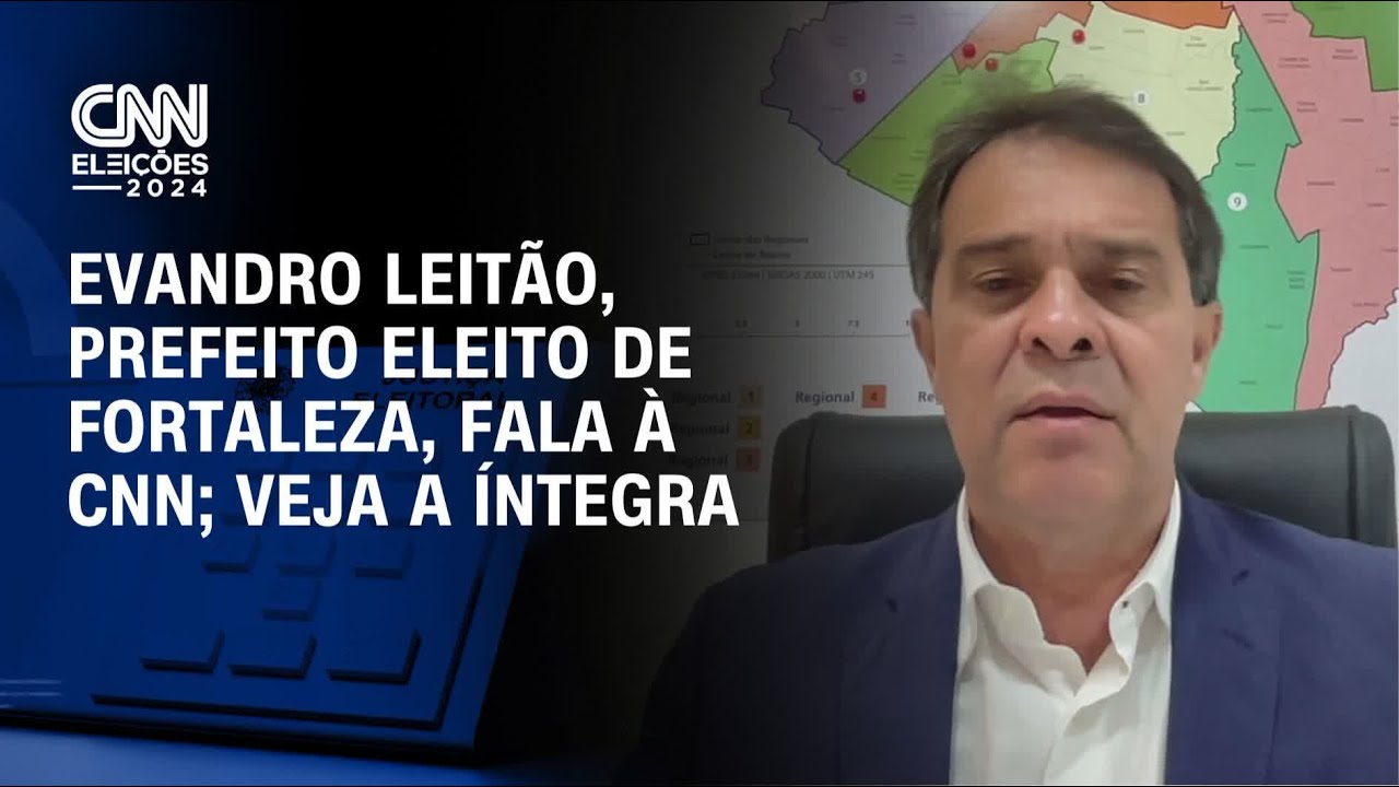 Evandro Leitão, prefeito eleito de Fortaleza, fala à CNN; veja a íntegra | CNN 360°