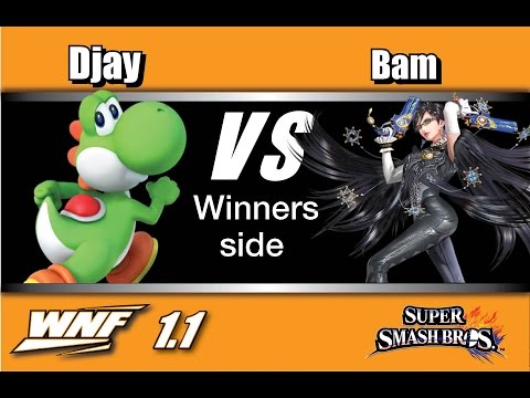 WNF 1.1 - SCB | DJay! (Yoshi) Vs. 2GG | BAM (Bayonetta) Winners Side - Smash Wii U