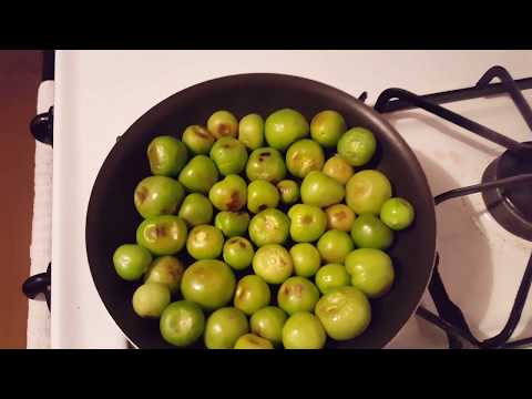 SALSA DE CHILE DE ARBOL Y TOMATILLO/ SALSA ROJA/ CHILE COLORADO