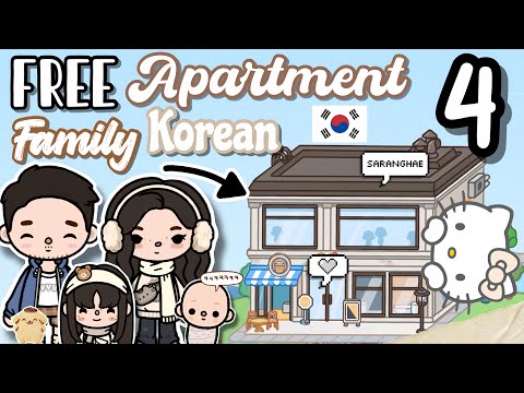NEW FREE Korean APARTMENT Aesthetic Design🧸Toca Boca House Ideas🌟[NEW UPDATE] TocaLifeWorld Makeover