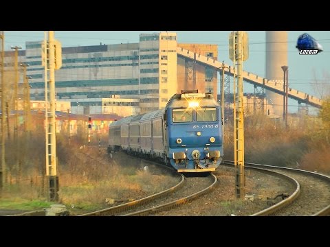 Trenuri pe Apus in Oradea Est Triaj - Trains on Sunset in Oradea Est - 02 March 2016