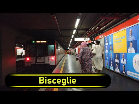 Metro Station Bisceglie - Milan 🇮🇹 - Walkthrough 🚶