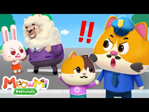 🐱 Show da Família Gato - O Vilão Me Proíbe de Contar Seus Segredos, Policial! 👮
