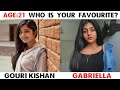 Gouri Kishan Gabriella Who Is Hottest Budding Actress TamilScan