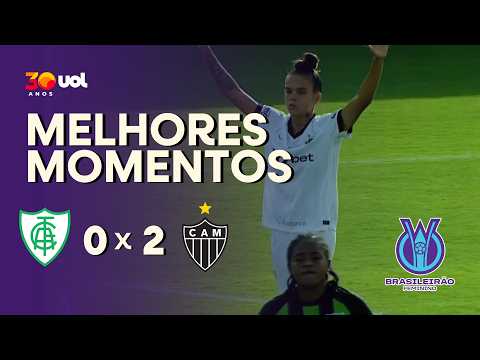 Gols e lances de América-MG x Atlético Mineiro