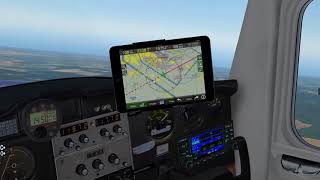 X-Plane 11 - C152 - Nhadrian mod - Moving map - FLYING TESTS